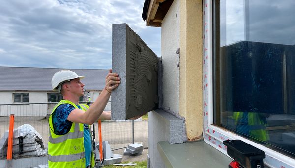 External Insulation Works Underway in Knock
